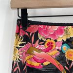 VINTAGE TRIXXI Skirt Size Medium Pull On Fairy Whimsy Goth Floral Babydoll Y2K Black Photo 9