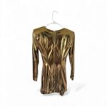 House Of CB  Gaby Gold Drape Mini Dress New Years Holiday Photo 9