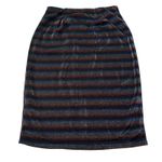 Soprano  Multicolor Striped Metallic Lined Dress Women's Size Medium NWT | 3-25-1 Photo 1