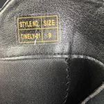 Pazzle  Ankle Boots Womens Block Heel Western Buckle Detail Black Sz 9‎ Photo 5