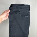 Mother Insider Crop Step Fray jeans Not Guilty 30 Black Photo 4