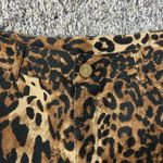 Cider NWT  Low Rise Leopard Print Shorts with Gold Details Photo 3