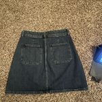 Madewell Utility Zip Denim Mini Skirt A-Line Photo 7