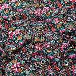 Free People  Navy Floral Mini Slip Dress W/ Pockets Size 4 Photo 9