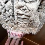 BNCI Plush Faux Fur Jacket SZ M Hooded Country Southwest Navajo Western Cozy Tan Size M Photo 6