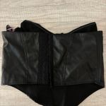 Edikted  Top Corset Black Leather Photo 1