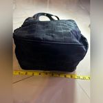  diaper bag black stamped Laura Ashley everywhere with 2 pockets Photo 9