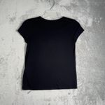 Claudie Pierlot Shirt Women Small Black Grommets Neutral Minimal‎ Gothic Grunge Photo 2
