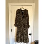 Gigio Black Floral Dress, size Small Photo 2