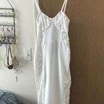 Pretty Little Thing White Strappy Lace Midi Dress  Photo 1