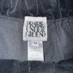 Prairie Underground Black Velvet Wide Leg Pants Women's Size M Size M Photo 7