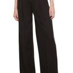 Vince Trouser Pants Size 2 NWT Black Pleated Drop Waist Designer Luxury Office Photo 0