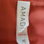 Amadi Notch Lapel Button Front Long Sleeve Belted Tie Waist Dress Trench Size XS Photo 7