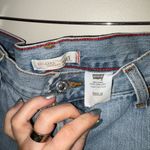 Levi's  Women's Light Blue Jean Shorts with Frayed Hem Photo 2