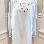 Whimsical Garden Party Tunic | Boho Floral Embroidery | Size M/L Photo 0