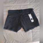 James Jeans  Dark Gray Lace-Up Denim Shorts Photo 1