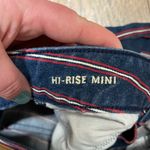 American Eagle  High Rise Mini Denim Striped Skirt Size 0 Regular Photo 4