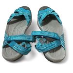 Keen Bali Strap Sandals Women's US 7.5 Turquoise Blue Water Hiking Shoes Photo 1