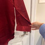 Victoria's Secret  Vintage Maroon Satin Pajama Top Photo 4