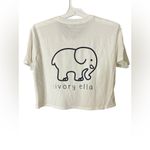 Ivory Ella  White Short Sleeve Tee Casual Cotton Photo 2