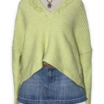 Free People Marlie Pullover in Acid Lime Photo 0
