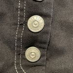 BDG  Urban Outfitters Skirt Women L Black Belted Button Mini Grunge Whimsigoth Photo 3