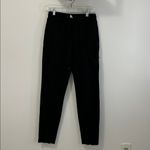 Alo Yoga  Fierce Black Distressed Sweatpants Photo 2