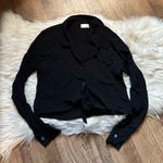 Aritzia  Wilfred Free Black Tie Front Blouse Photo 1