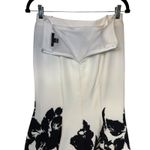 City Triangles Black Floral Trumpet Skirt Sz 9 Maxi Evening Elegant Black Tie Sophisticated Photo 5