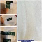 Ralph Lauren LAUREN  ECRU LINEN CROPPED WIDE LWG TROUSERS (8) Photo 10