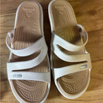 Crocs  Cream Slide Sandals Photo 1