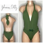 New. Johanna Ortiz green Seashell swimsuit. Small. Retails $495 Green Photo 1