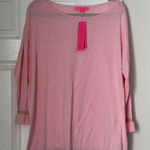 Lilly Pulitzer Women's Charla Sweater Coral Reef Tint Heather Extra Large NEW Photo 0