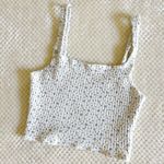 American Eagle AE Outfitters Floral Ribbed Tank Top Photo 2