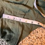 Old Navy  Linen Blend Shorts Comfort Waistband Casual Olive Green‎ 2X Photo 4