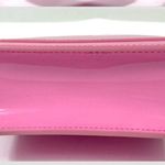 Off-White  Baby Jitney Patent Leather Top Handle Shoulder Satchel Bag Pink NEW Photo 5
