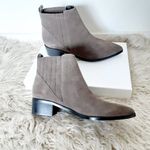Marc Fisher  Dark Grey‎ Cocoa Suede Ankle Boots Western Pointy Toe Womens … Photo 1
