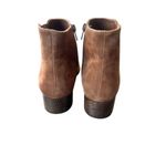 Vaneli Talia Women's Brown Suede Ankle Booties Size 8 Casual Zip Photo 2