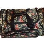 Tropical Print Duffel Bag Gray Photo 1