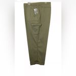Sonoma Capris Size 30W Womens Khaki Green Pull On Good For Life Relaxed Fit New Photo 1
