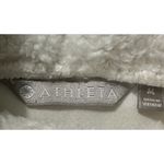 Athleta  Nirvana Sherpa Funnel Sweatshirt, Ivory Dove #383846 Size Medium‎ EUC Photo 2
