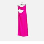 SKIMS NWT  FITS EVERYBODY CUTOUT LONG DRESS IN LIMITED EDITION NEON PINK 4X Photo 8