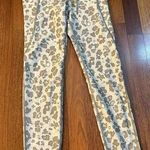 Gap Fit High Rise Leggings Blackout Beige Animal Print Women’s Size XS Pockets Photo 0