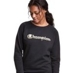 Champion fleece, crewneck– Black w/ Gold Logo (Size L) Photo 0
