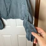 Old Navy Cropped Lightweight Water Repellent Run Jacket Ocean Shale XL Photo 4