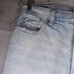 American Eagle Outfitters Lightly Distressed Mom Jeans Light Blue Photo 7