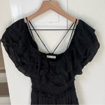 Ulla Johnson Louisa Silk Gown Madi Dress in Black Sz 2 Photo 4