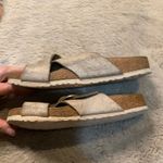 Birkenstock  Sienna Big Buckle Size 38 Metallic Gold Buckle Slide Womens Comfort Photo 4