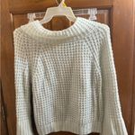 Anthropologie Maeve by  | Cozy White Knit Sweater size medium Photo 7
