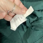 Swiss Dot Mini Babydoll Dress XS Square Neck A line Long Slv Green Flirty Cottag Photo 10